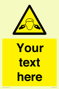 Custom Noise Hazard Sign